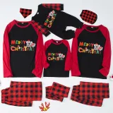 Christmas Matching Family Pajamas Merry Christmas Koala Black And Red Pajamas Set