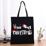 Christmas Eco Friendly Crew Juesus Is The Reason Of The Season Handle Canvas Tote Bag