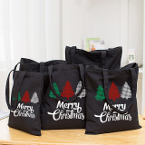Christmas Eco Friendly Christmas Trees Handle Canvas Tote Bag