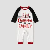 Christmas Matching Family Pajamas The Joy Of Christmas Is Family Seamless Reindeer White Pajamas Set