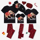 Christmas Matching Family Pajamas Exclusive Design Candy Sloth Black Pajamas Set