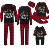 Christmas Matching Family Pajamas The Joy Of Christmas Is Family Black Pajamas Set