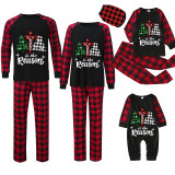 Christmas Matching Family Pajamas Jesus Is The Reason Christmas Trees Black Pajamas Set
