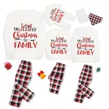 Christmas Matching Family Pajamas The Joy Of Christmas Is Family White Pajamas Set