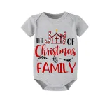 Christmas Matching Family Pajamas The Joy Of Christmas Is Family Gray Pajamas Set