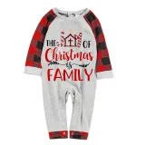 Christmas Matching Family Pajamas The Joy Of Christmas Is Family Gray Pajamas Set
