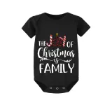Christmas Matching Family Pajamas The Joy Of Christmas Is Family Black Pajamas Set