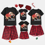Christmas Matching Family Pajamas Exclusive Design Candy Sloth Black Pajamas Set