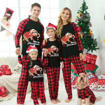 Christmas Matching Family Pajamas Exclusive Design Candy Sloth Black Pajamas Set
