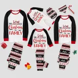 Christmas Matching Family Pajamas The Joy Of Christmas Is Family Seamless Reindeer White Pajamas Set