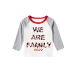 2022 Christmas Matching Family Pajamas We Are Family Gray Pajamas Set