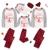 Christmas Matching Family Pajamas Making Memories Together Crew Gray Pajamas Set