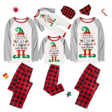 Christmas Matching Family Pajamas I'm On The Naughty List And I Regret Nothing Gray Pajamas Set