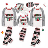 Christmas Matching Family Pajamas Exclusive Design Merry Christmas Y'all Gray Pajamas Set