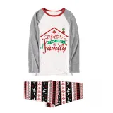 Christmas Matching Family Pajamas Together We Are Family Gray Pajamas Set