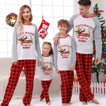 Christmas Matching Family Pajamas Dachshund Through The Snow Gray Pajamas Set
