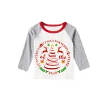 Christmas Matching Family Pajamas It's The Most Wonderful Time Of The Year Gray Pajamas Set
