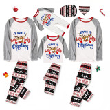 Christmas Matching Family Pajamas Have A Holly Jolly Christmas Gray Pajamas Set
