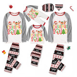 Christmas Matching Family Pajamas Christmas Squad Gray Pajamas Set