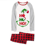 Christmas Matching Family Pajamas Ho Ho Ho Elf Gray Pajamas Set