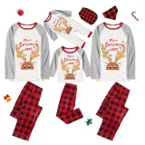 Christmas Matching Family Pajamas Merry Christmas My Deer Gray Pajamas Set