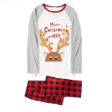 Christmas Matching Family Pajamas Merry Christmas My Deer Gray Pajamas Set