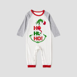 Christmas Matching Family Pajamas Ho Ho Ho Elf Gray Pajamas Set