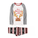 Christmas Matching Family Pajamas Merry Christmas My Deer Gray Pajamas Set