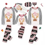 Christmas Matching Family Pajamas Merry Christmas My Deer Gray Pajamas Set