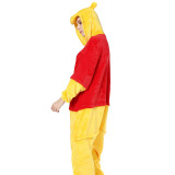 Family Kigurumi Pajamas Yellow Bear Onesie Cosplay Costume Pajamas For Kids and Adults