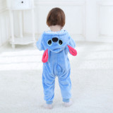 Baby Blue Onesie Kigurumi Pajamas Halloween Cosplay Costumes for Unisex Baby