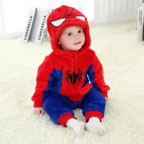 Baby Red Onesie Kigurumi Pajamas Kids Animal Costumes for Unisex Baby