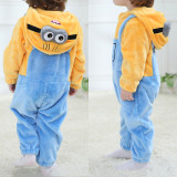 Baby Yellow Onesie Kigurumi Pajamas Kids Animal Costumes for Unisex Baby