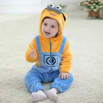 Baby Yellow Onesie Kigurumi Pajamas Kids Animal Costumes for Unisex Baby