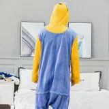 Family Kigurumi Pajamas Yellow Cartoon Onesie Cosplay Costume Pajamas For Kids and Adults