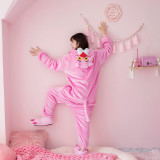 Kids Pink Onesie Kigurumi Pajamas Panther Costumes for Unisex Children