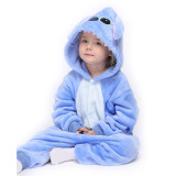 Family Kigurumi Pajamas Blue Monster Animal Onesie Cosplay Costume Pajamas For Kids and Adults