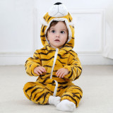 Baby Yellow Tiger Onesie Kigurumi Pajamas Kids Animal Costumes for Unisex Baby