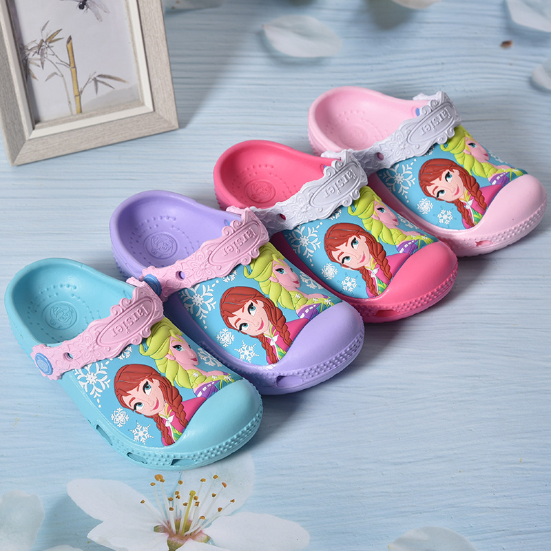 Toddle Kids 3D Princess Home Beach Summer Slippers Sandals