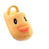 Toddlers Kids Plush Yellow Duck Flannel Warm Winter Home House Slippers
