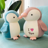 I Love You Penguins Soft Stuffed Plush Animal Doll For Kids Gift