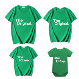 Matching Family Prints The Original Remix Encore Slogan T-shirts
