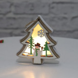 Christmas LED Light Up Christmas Tree and Bell Ornament Decoration