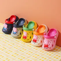 Toddler Kids Flat Beach Pool Cartoon Animal Pig Clogs Summer Slipper Sandals