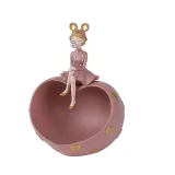 Home Heart Bubble Girl Storage Ornament Desktop Craft Ornament Figure Statue