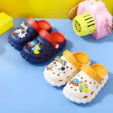 Toddler Kids Flat Beach Cartoon Spacex Rockets and Astronauts Summer Slipper Sandals