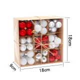 Merry Christmas 99 Pieces 3cm Mixed Color Set Christmas Hanging Ornaments Balls Decoration