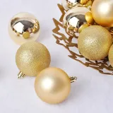 Merry Christmas 24 Pieces 4cm Christmas Tree Ornaments Hanging Balls Decoration