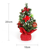 Christmas Tree with Xmas Balls and Flowers Christmas Ornament