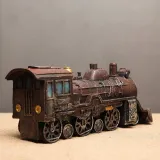 Home Ornament Locomotive Desktop Craft Ornament Resin Figure Statue